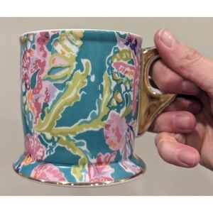 Lilly Pulitzer Ceramic Shell Search Tropical Mug